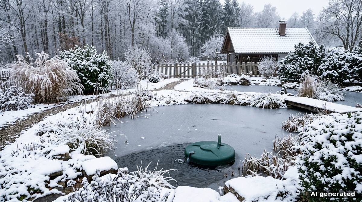 Teich winterfest machen: Schritt für Schritt sicher durch den Winter